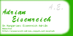 adrian eisenreich business card